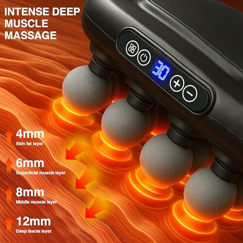 HIADGUNNR 16 Head Massage Gun Set
