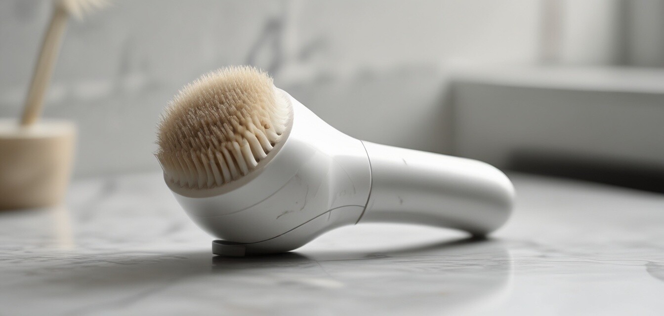 Facial cleansing brush