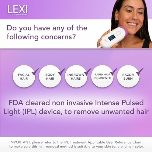 Spa Sciences LEXI IPL Hair Removal System